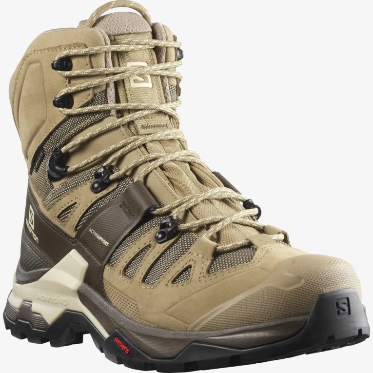 Olive Salomon Quest 4 GTX Men's Hiking Boots | PH 73042H